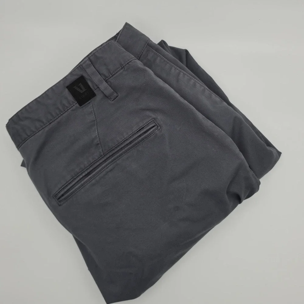 Vuori Fletcher Chino Pants Mens 36 Classic Meta Gray Stretch Performance Chino